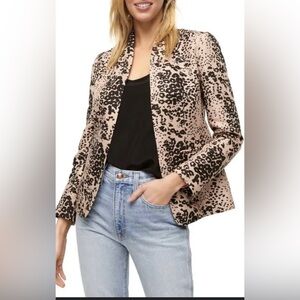 J. Crew Leopard Blazer Jacket